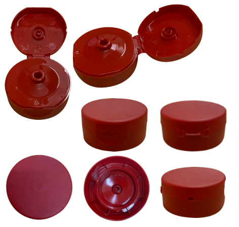 38mm-25 MAYONEZ PE İNDÜKSİYON KAPAK-KIRMIZI