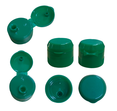 28 MM FLİPTOP PET FOLYOLU KAPAK-YEŞİL