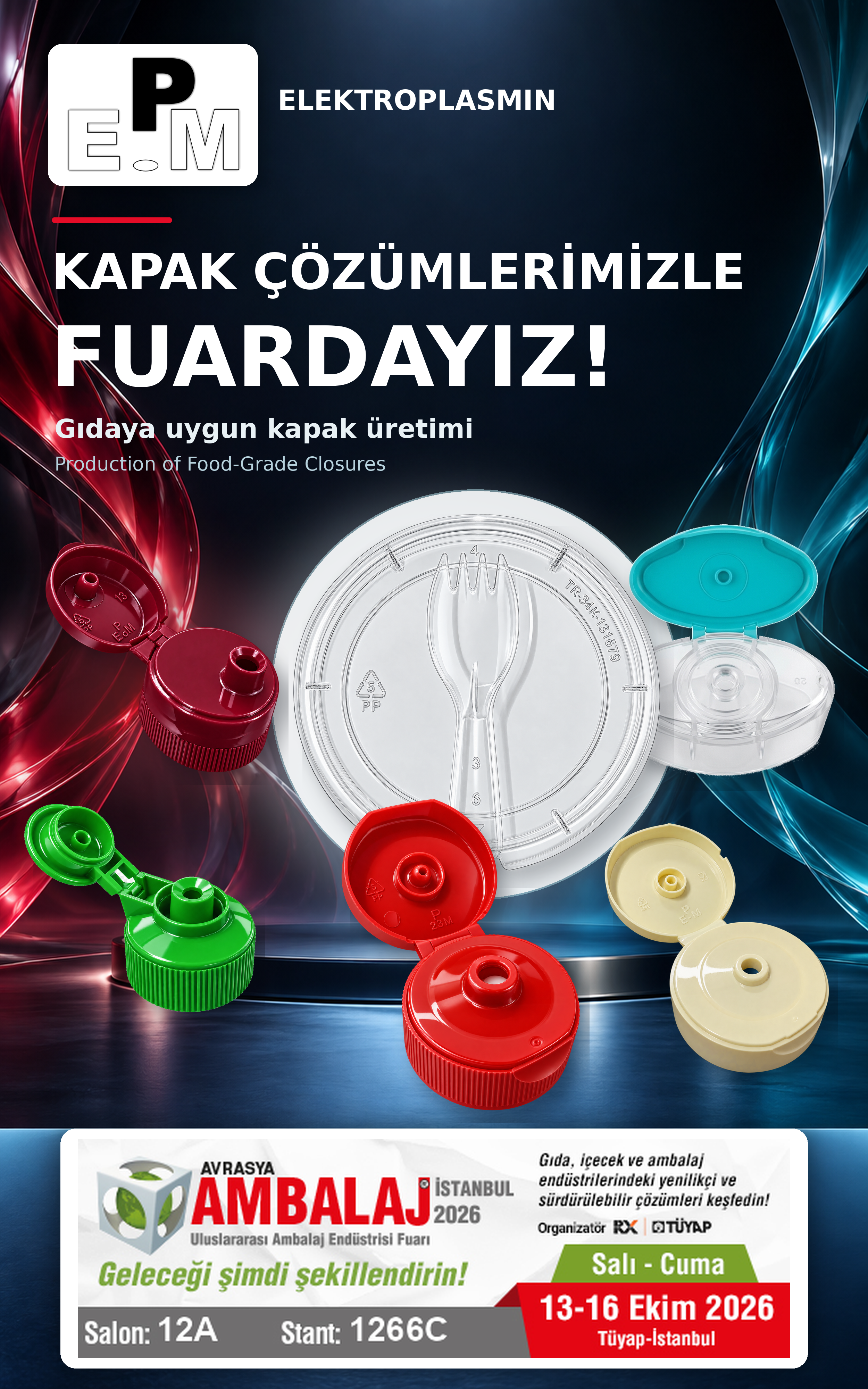 Meet us at the fair to discover cap solutions tailored to your needs.